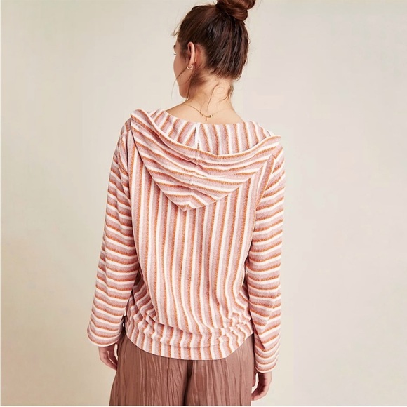 Saturday Sunday by Anthropologie Chenille Striped Hoodie - Picture 6 of 7